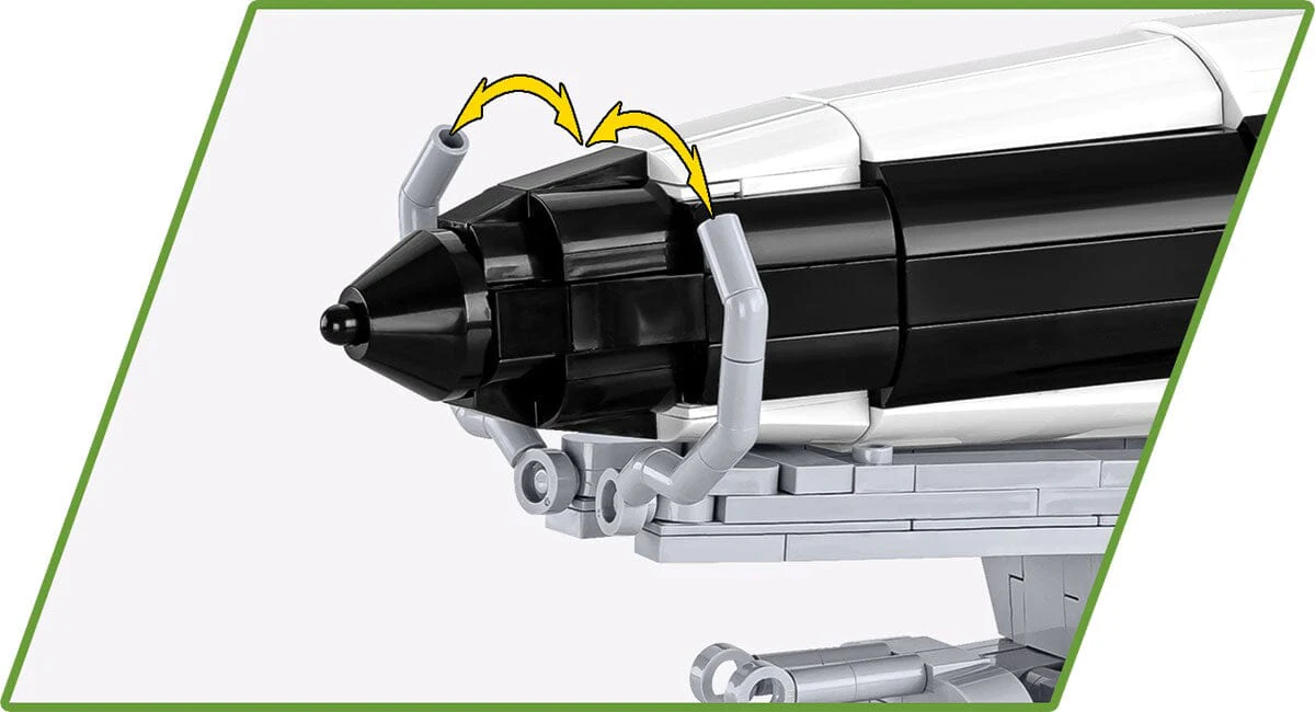 V2 rocket on Meiller vehicle brick model - COBI 3120 - 1210 bricks EXECUTIVE EDITION - Image 6