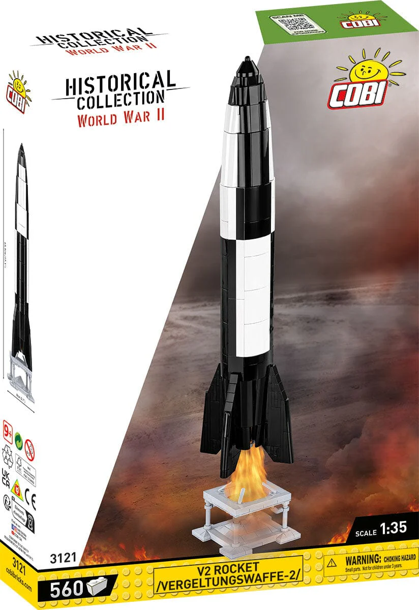 V2 rocket / Vergeltungswaffe-2 brick model  - COBI 3121 - 600 bricks - Image 8