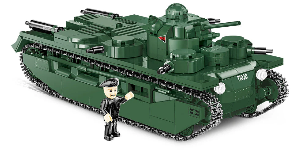 Vickers A1E1 Independent WW1 tank - COBI 2990 - 887 bricks - Image 6