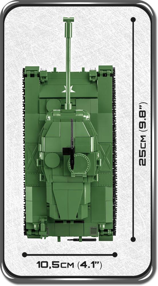 M41A3 Walker Bulldog tank brick model - COBI 2239 - 625 bricks - Image 6