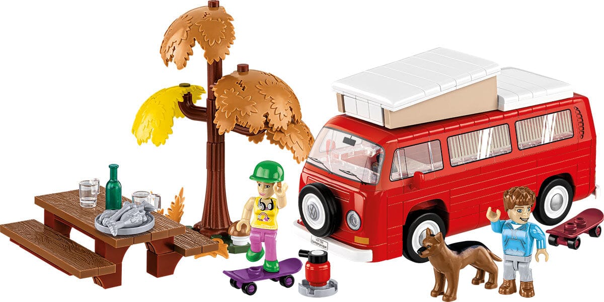 Volkswagen T2a Campingwagen brick model - COBI 24616 - 287 bricks - Image 2