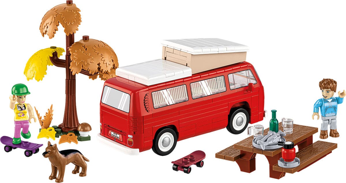 Volkswagen T2a Campingwagen brick model - COBI 24616 - 287 bricks - Image 3
