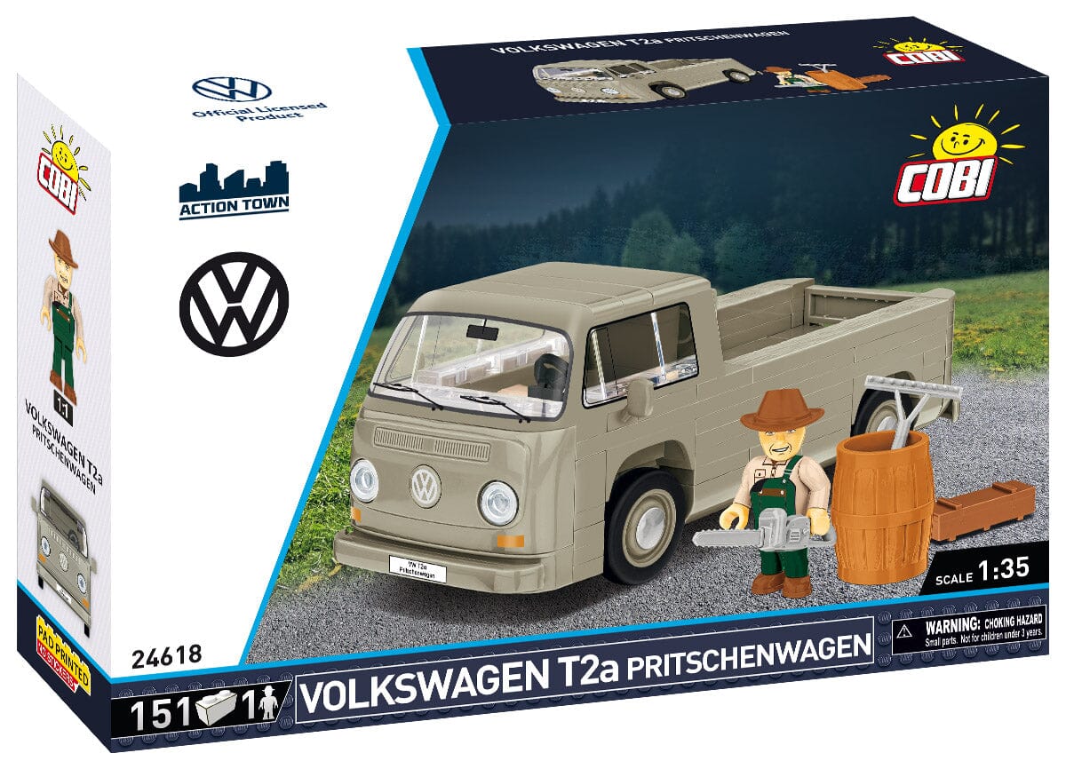 Volkswagen T2a Pritschenwagen brick model - COBI 24618 - 152 bricks - Image 2