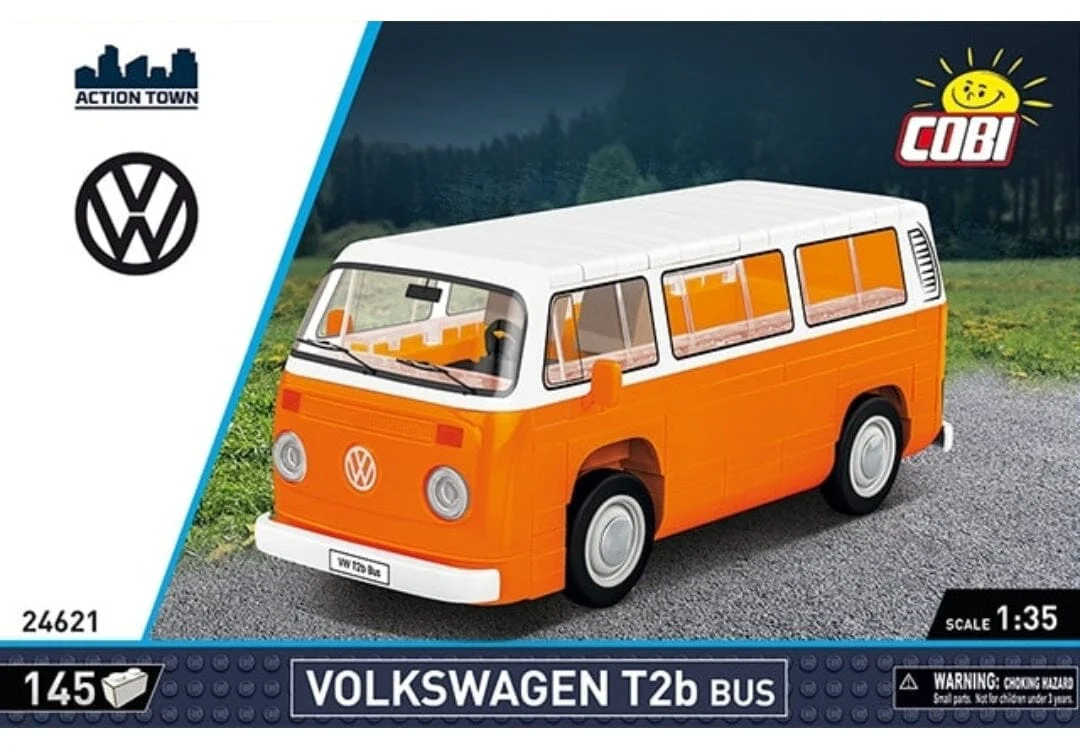 Volkswagen T2b bus brick model - COBI 24621 - 145 bricks