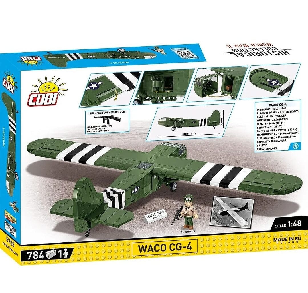 Waco CG-4 brick glider model - COBI 5755- 784 bricks - Image 2