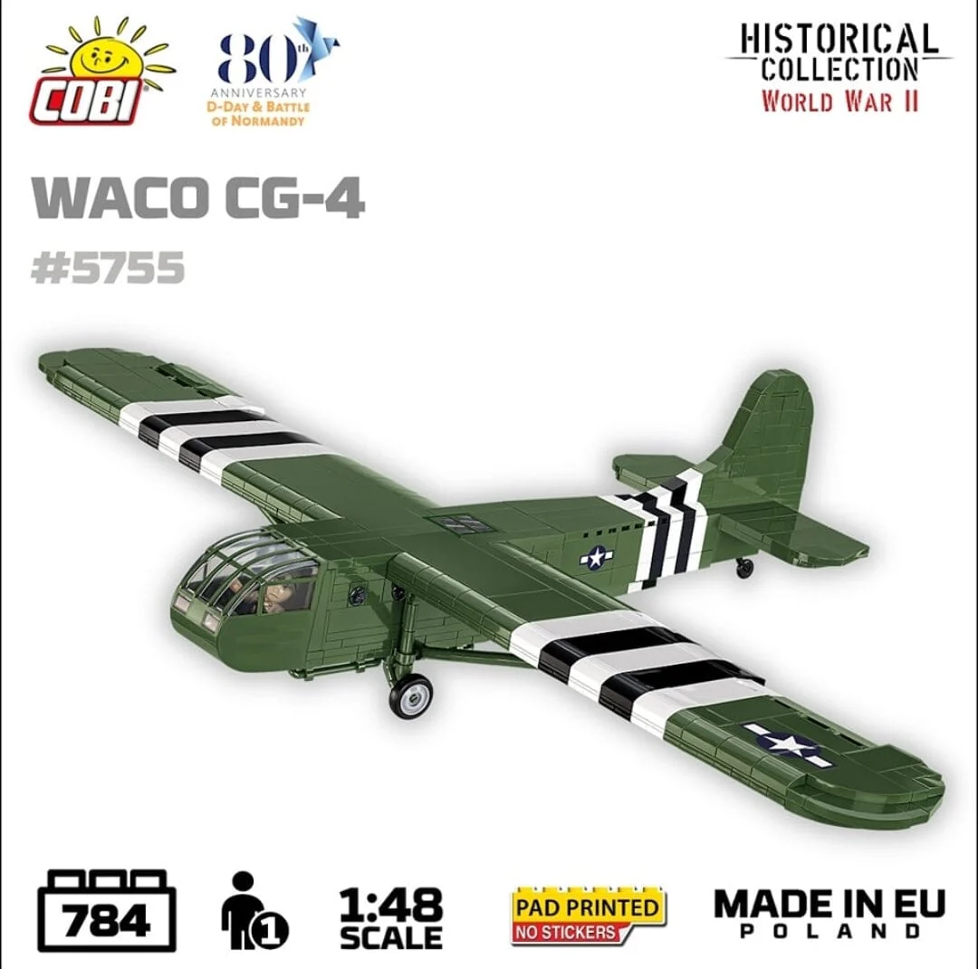 Waco CG-4 brick glider model - COBI 5755- 784 bricks - Image 3