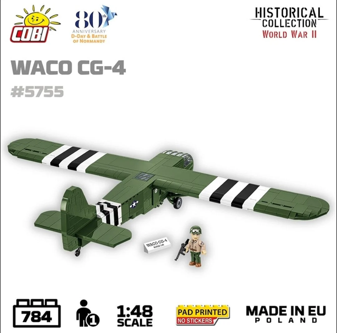 Waco CG-4 brick glider model - COBI 5755- 784 bricks - Image 4