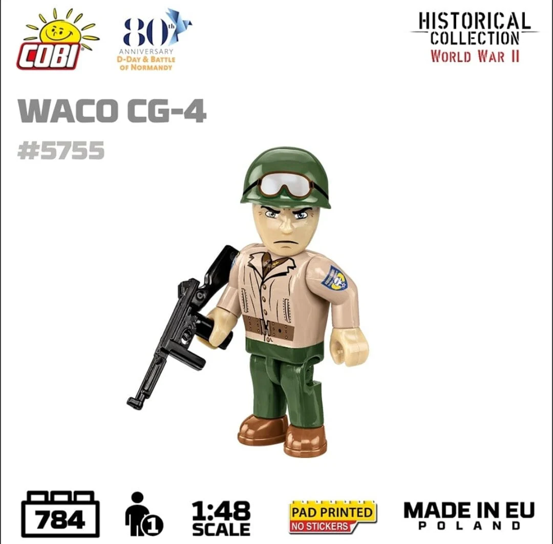 Waco CG-4 brick glider model - COBI 5755- 784 bricks - Image 5