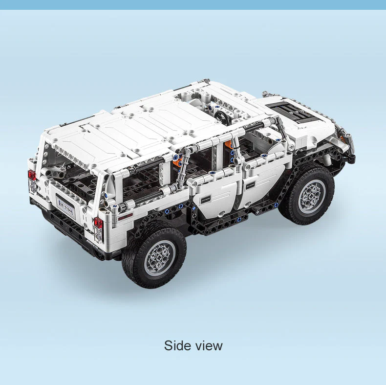 Warrior H2 RC Truck brick model kit - CADA C51044W - 575 bricks - Image 19