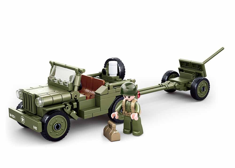 Willys Jeep brick model - Sluban M38-B0853 - 143 bricks - Image 2