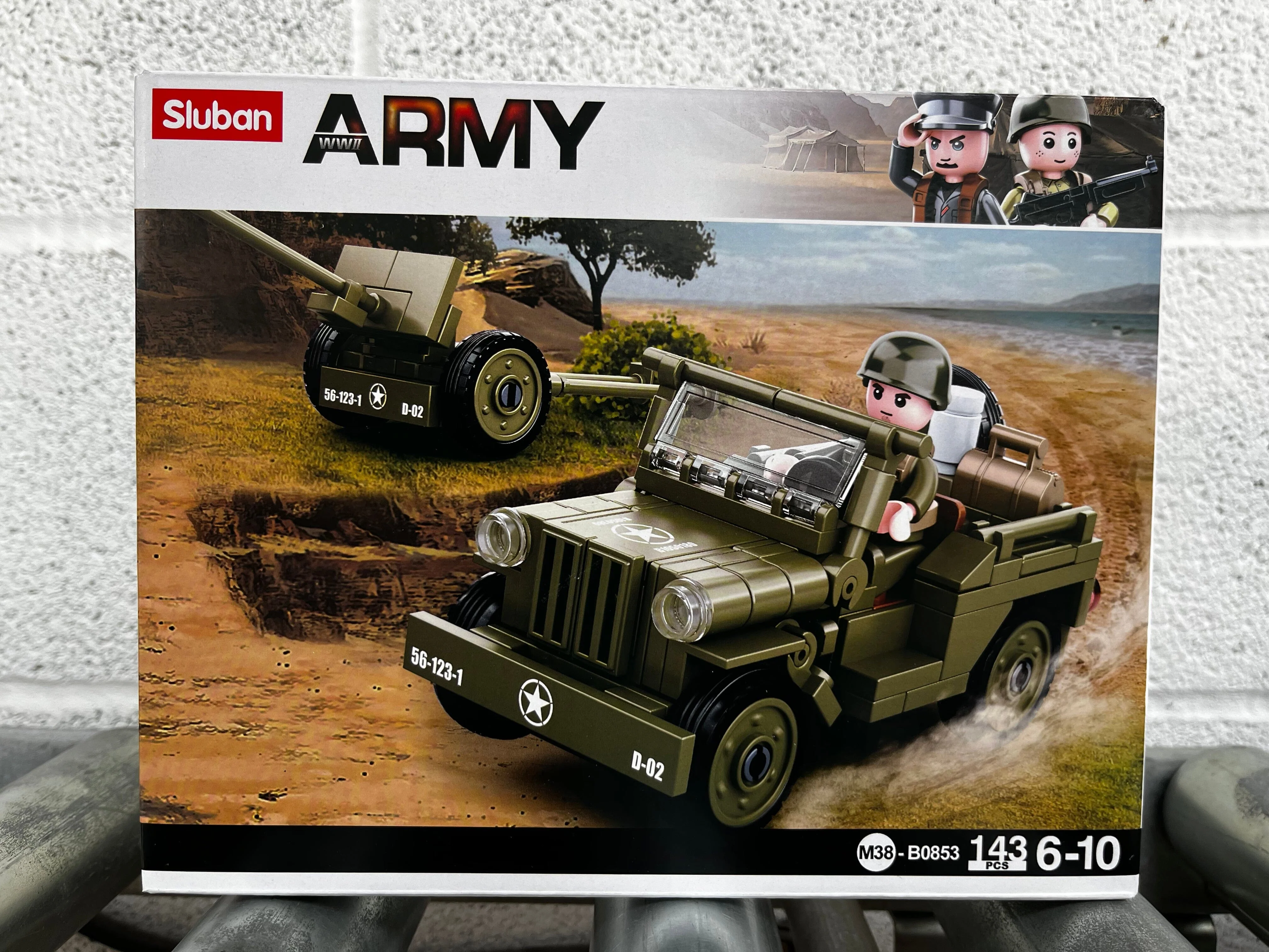 Willys Jeep brick model - Sluban M38-B0853 - 143 bricks - Image 6