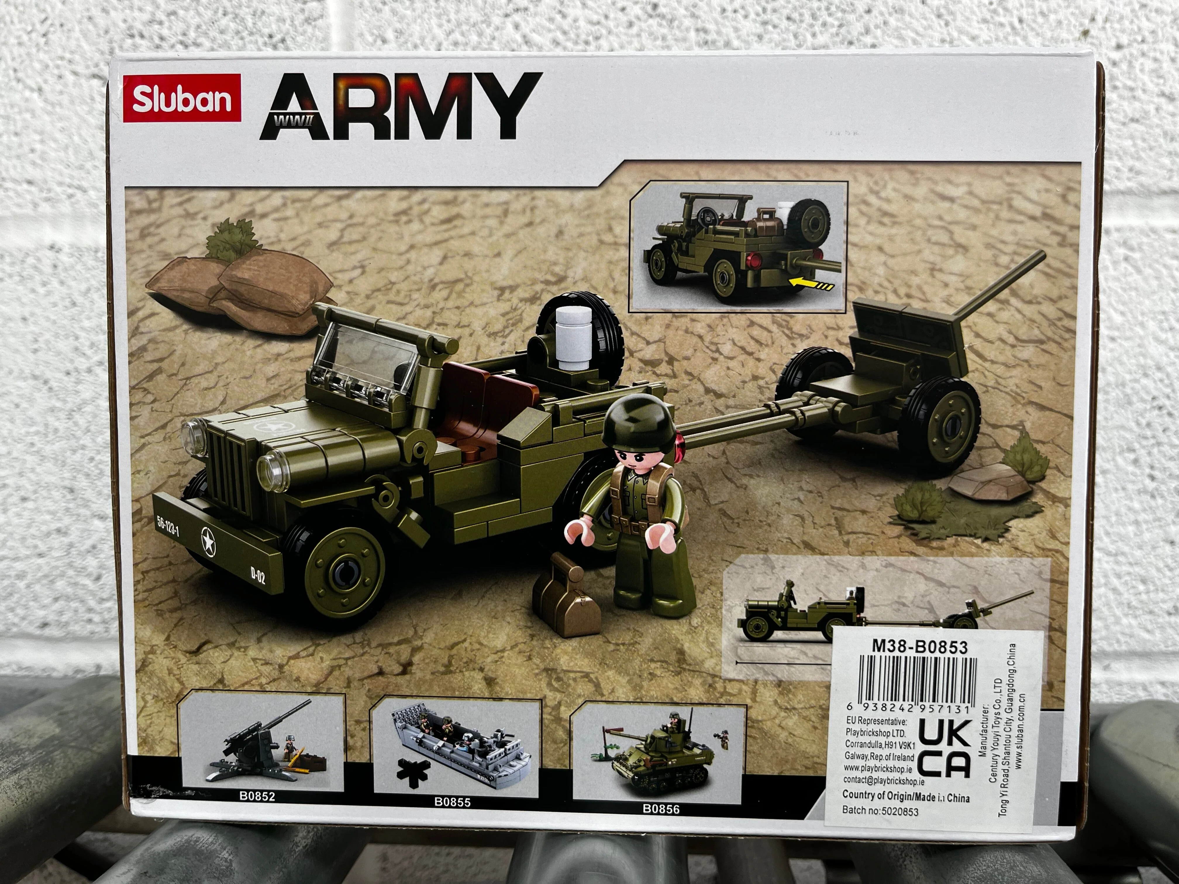 Willys Jeep brick model - Sluban M38-B0853 - 143 bricks - Image 7