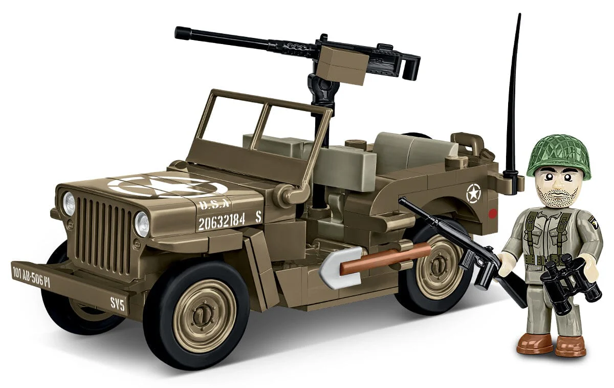 Willys MB Jeep brick model - COBI 3133 - 132 bricks
