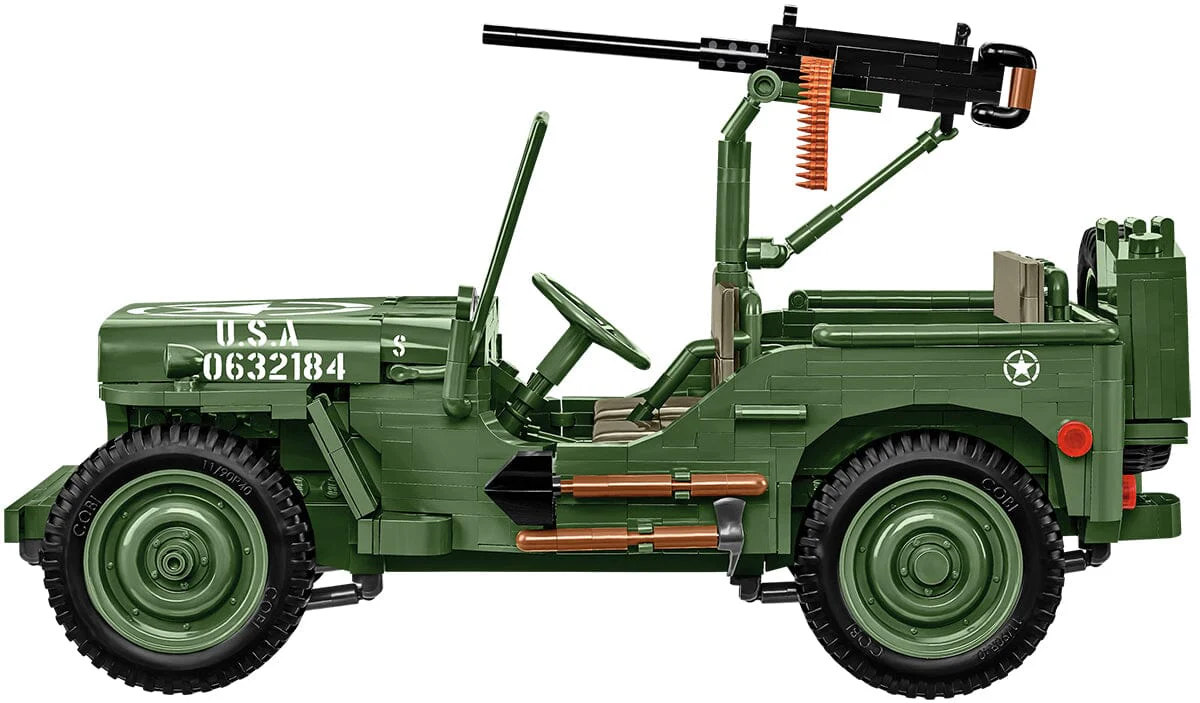 Willys MB - COBI 2804 -  1580 brick Jeep model - Executive Edition - Image 4