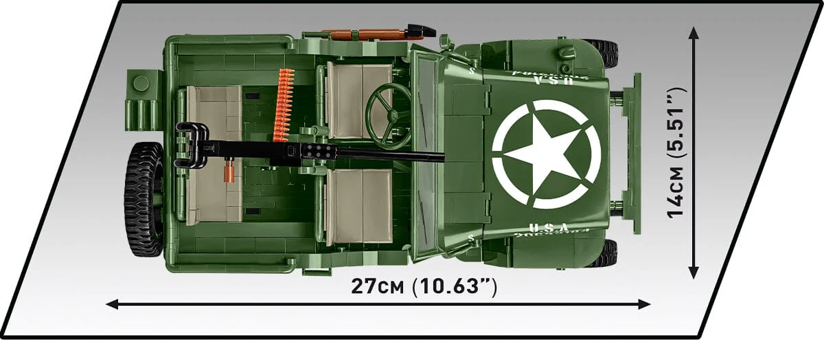 Willys MB - COBI 2804 -  1580 brick Jeep model - Executive Edition - Image 7