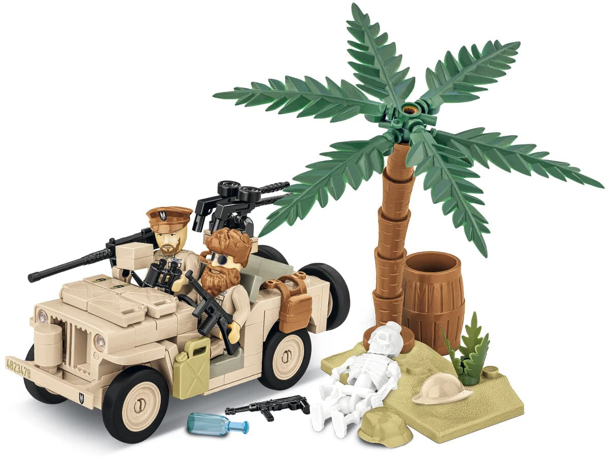 Willys MB SAS brick model - COBI 2298 - 180 bricks