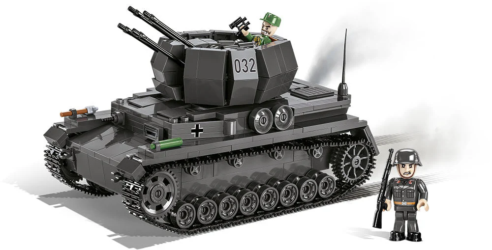 Flakpanzer IV Wirbelwind  brick tank model - COBI 2548 - 590 bricks - Image 11