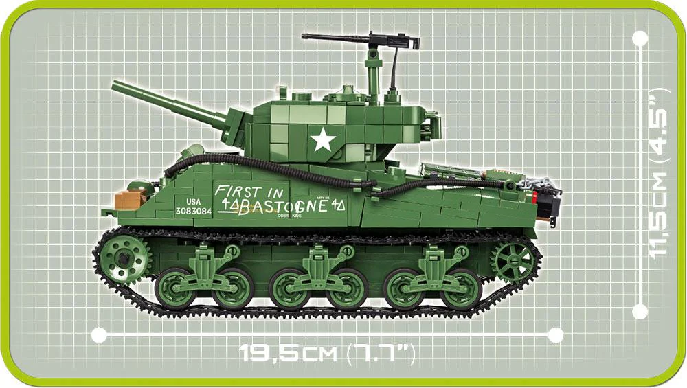 WWII Sherman M4A3E2 'Jumbo' - COBI 2550 - 720 bricks - Image 13