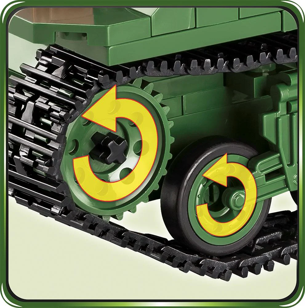 WWII Sherman M4A3E2 'Jumbo' - COBI 2550 - 720 bricks - Image 9