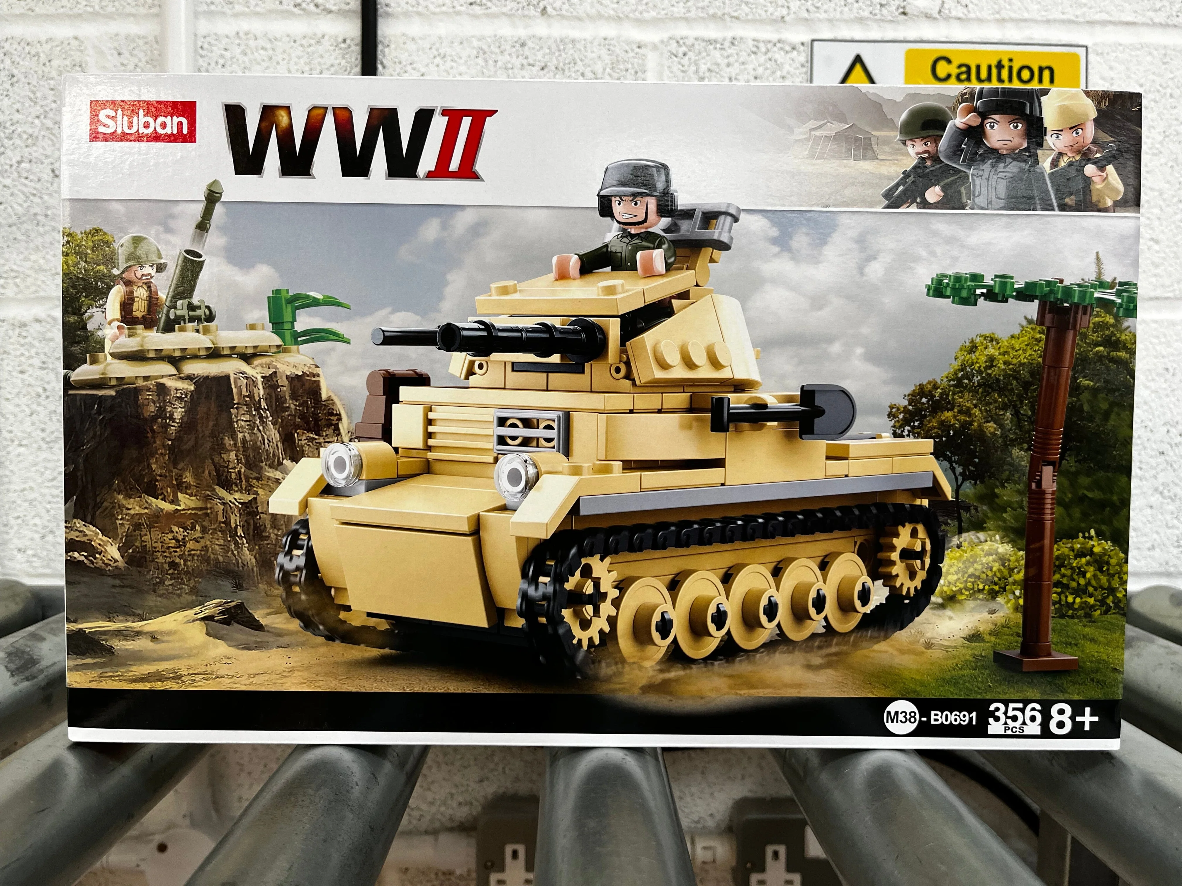 Panzer II brick tank model - Sluban M38-B0691 - 356 bricks - Image 6