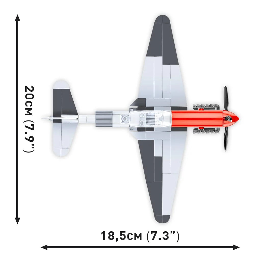 Yakovlev Yak-3 brick plane model - COBI 5862 - 140 bricks - Image 5