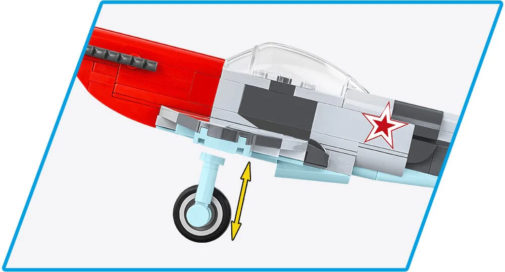 Yakovlev Yak-3 brick plane model - COBI 5862 - 140 bricks - Image 6